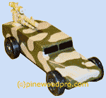 pinewood derby Army Humvee car image picture