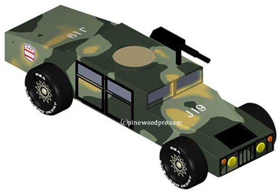 pinewood-derby-car-design-army-humvee