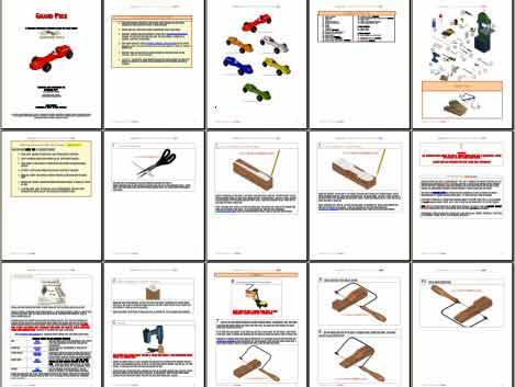 Grand Prix Car Plan sample pages