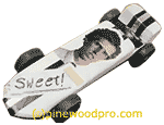image of Military pinewood derby car