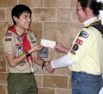 Cub Scout Pinewood Derby donation
