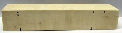 drilled pine car block picture