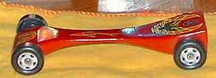 arrow  pinewood derby car picture