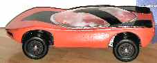 red zebra  pinewood derby car picture