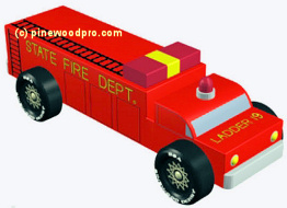 Mobile Home Remodeling Ideas on Pinewood Derby Car Design   Fire Engine Truck
