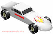 firebird pinewood derby car image