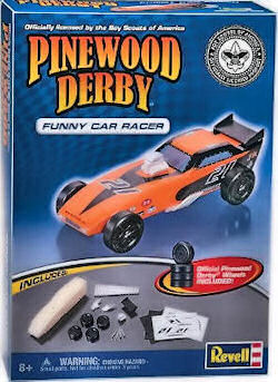 complete pinewood derby car kit picture