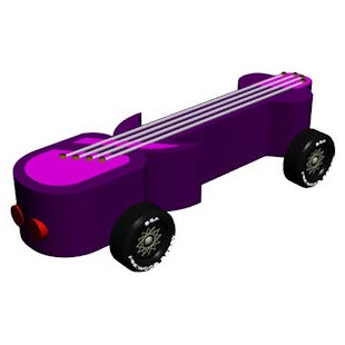 Guitar Derby Car