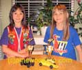 girls pinewood derby winners picture