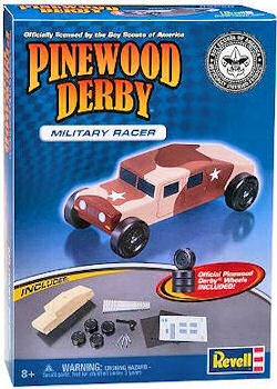 complete pinewood derby car kit picture