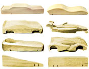 pre-cut pinewood derby cars