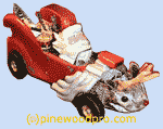 pinewood derby image - santa car
