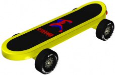 derby car design plan - skateboard picture