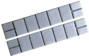 stick-on pine car weights