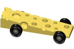 Swiss Cheese pinewood derby car image Swiss Cheese pinewood derby car image