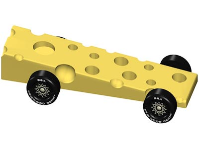 Pinewood Derby Car Design - Swiss Cheese