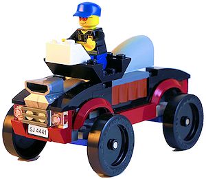 trucker brick derby car image