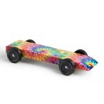 Fully Built Pinewood Derby Car - The Tie-Dye Special