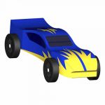 The Flash - Pinewood Derby 3D Car Design Plan