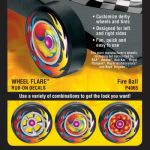 Fire Ball Wheel Decals