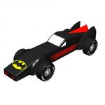 Batmobile - Pinewood Derby Car Design Plan