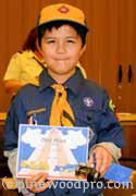 Tiger scout pinewood derby winner