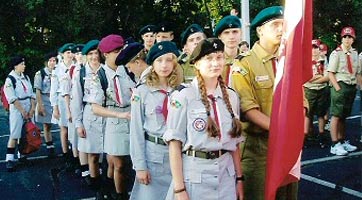 Poland Scouts at the BSA National Jamboree