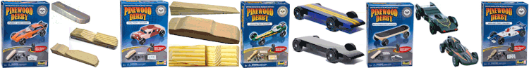 Pinewood Derby pre cut cars