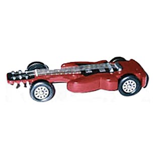 Powder Puff Guitar Car Powder Puff Guitar Car