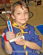 Derby winner with trophy