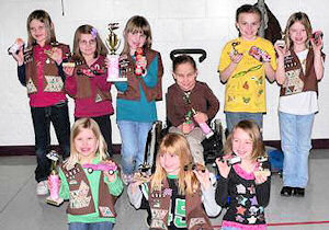 Girl Scout Winners at their Powder Puff Derby Girl Scout Winners at their Powder Puff Derby