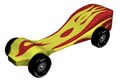 Flames Pinewood Derby Car