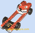 tiger pinewood derby car picture