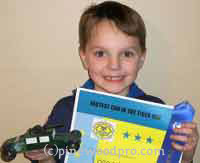 Humvee design pinewood derby car winner