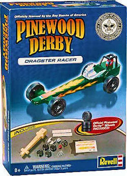 Revell Pinewood Derby Dragster Racer Kit