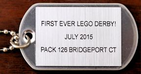 first Brick Derby™ medal
