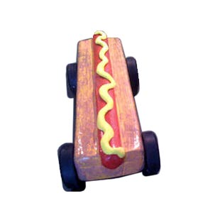 girls hotdog car