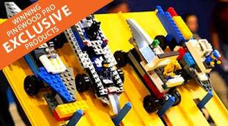 LEGO Derby car supplies with PRO Brick Wheels