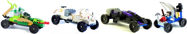 Derby Car made from LEGO® Bricks