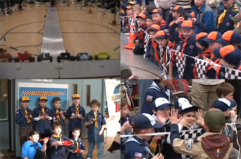 Pinewood Derby Race Video Winners