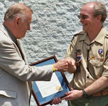 Don Murphy receives award Don Murphy receives award