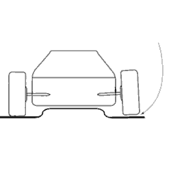 Axle alignment to reduce friction