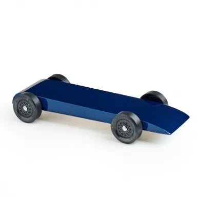 Fully Built Pinewood Derby Car - The Navy Wolf