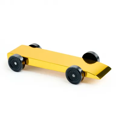 Golden Eagle PRO Car - Fully Built Fastest Pinewood Derby Car