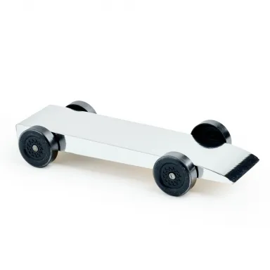 Chrome PRO Car - Fully Built Fastest Pinewood Derby Car