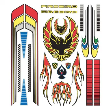Firebird Trans Am Pinewood Derby Decals