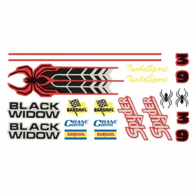 Turbo Spyder Dry Transfer Decals