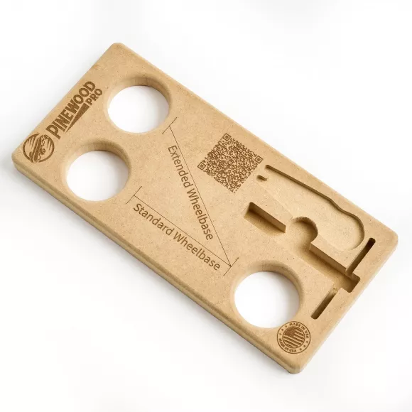 Pinewood Derby Car Assembly Station