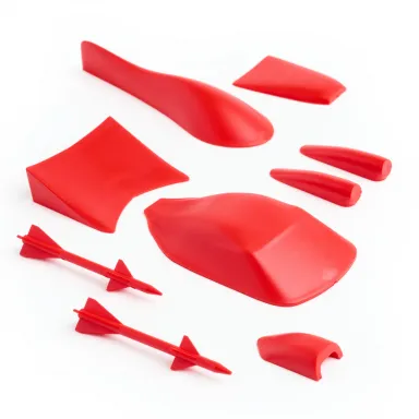 9-Piece Paintable Plastic Accessory Set