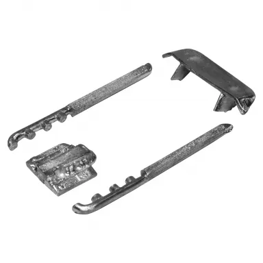 Rear Spoiler – Side Exhaust Pipes – Engine Block